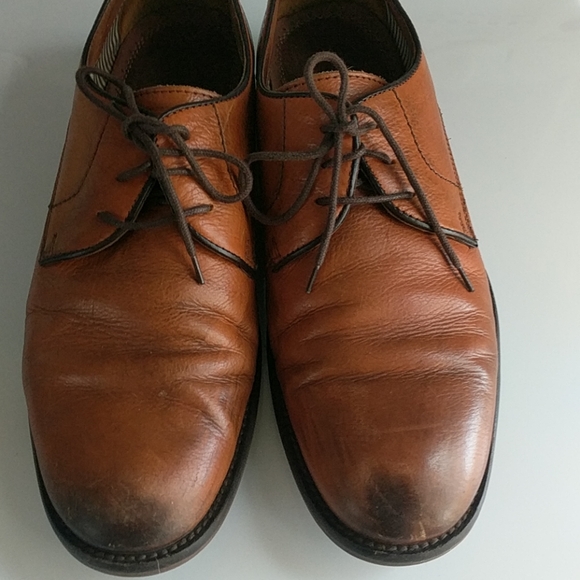 Johnston & Murphy 11m tan mens dress shoe - Picture 3 of 6